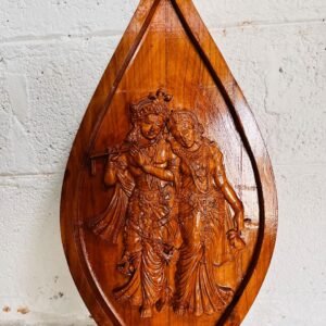 Lord Krishna Wooden Statue