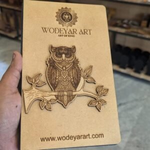 Wooden Owl Plaque